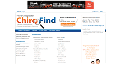 Desktop Screenshot of chirofind.com